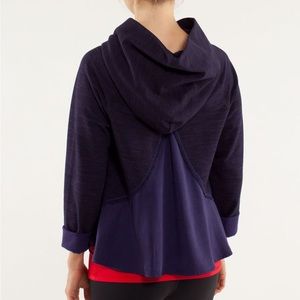 LULULEMON DENSE PURPLE PULL ME OVER HOODIE